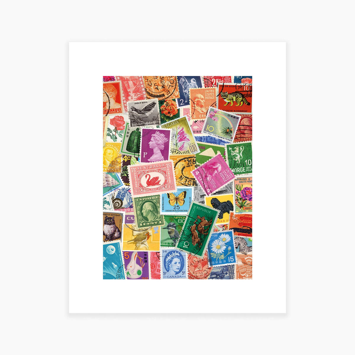 Stamp Collection print