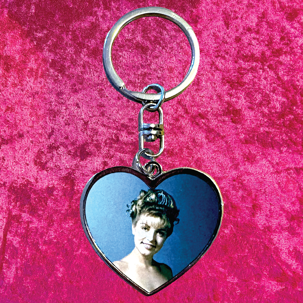 Laura Palmer Twin Peaks Heart Keychain