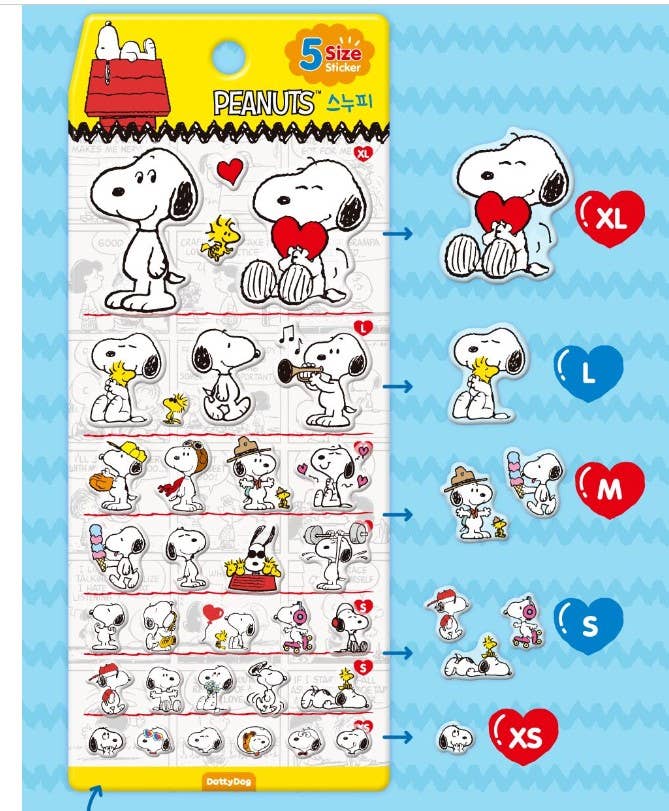 Peanuts Snoopy Sticker Sheets