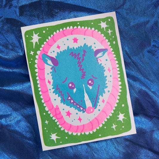 Opossum Cutie print