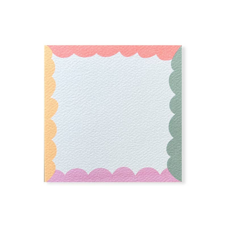 Scallop Square Notes pack