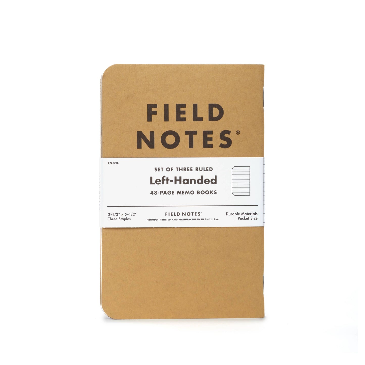Field Notes Left-Handed Notebook