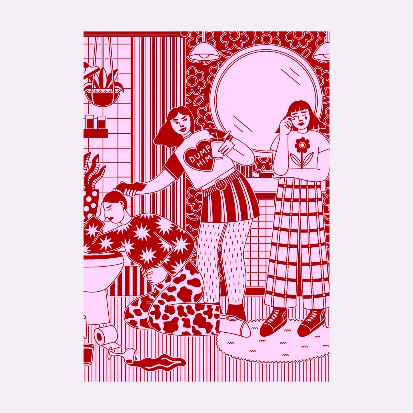 Dump Him print