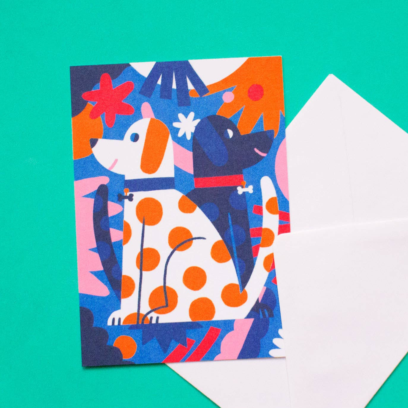 Dogs Flat Card