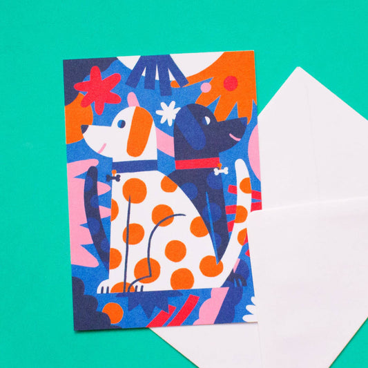 Dogs Flat Card