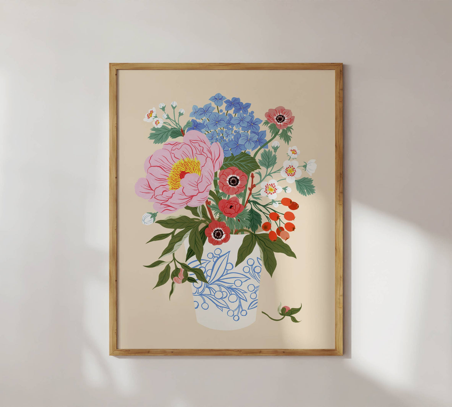 Garden Vase print