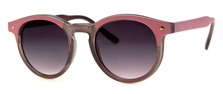 Grey & Pink Mumbles Sunglasses
