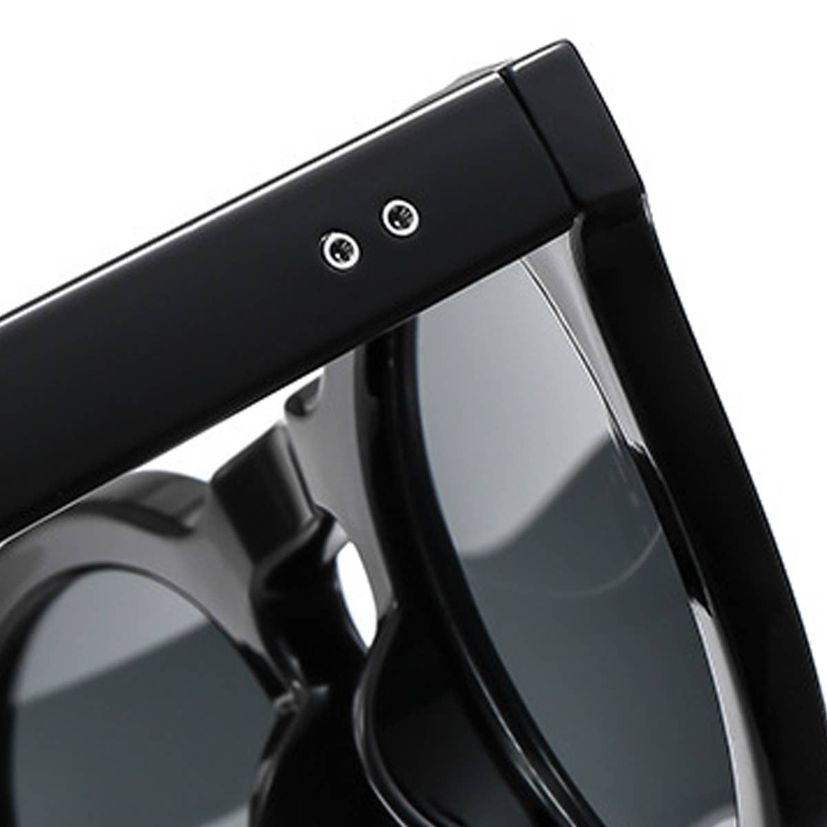 Retro Round Black Sunglasses