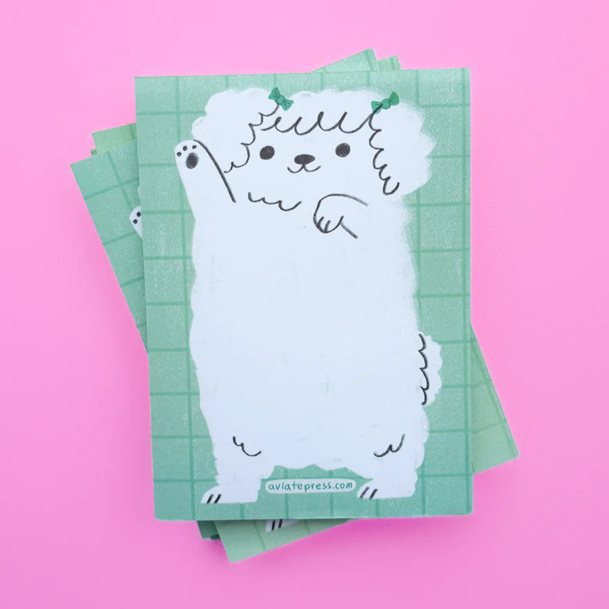 Fluffy Pup Notepad