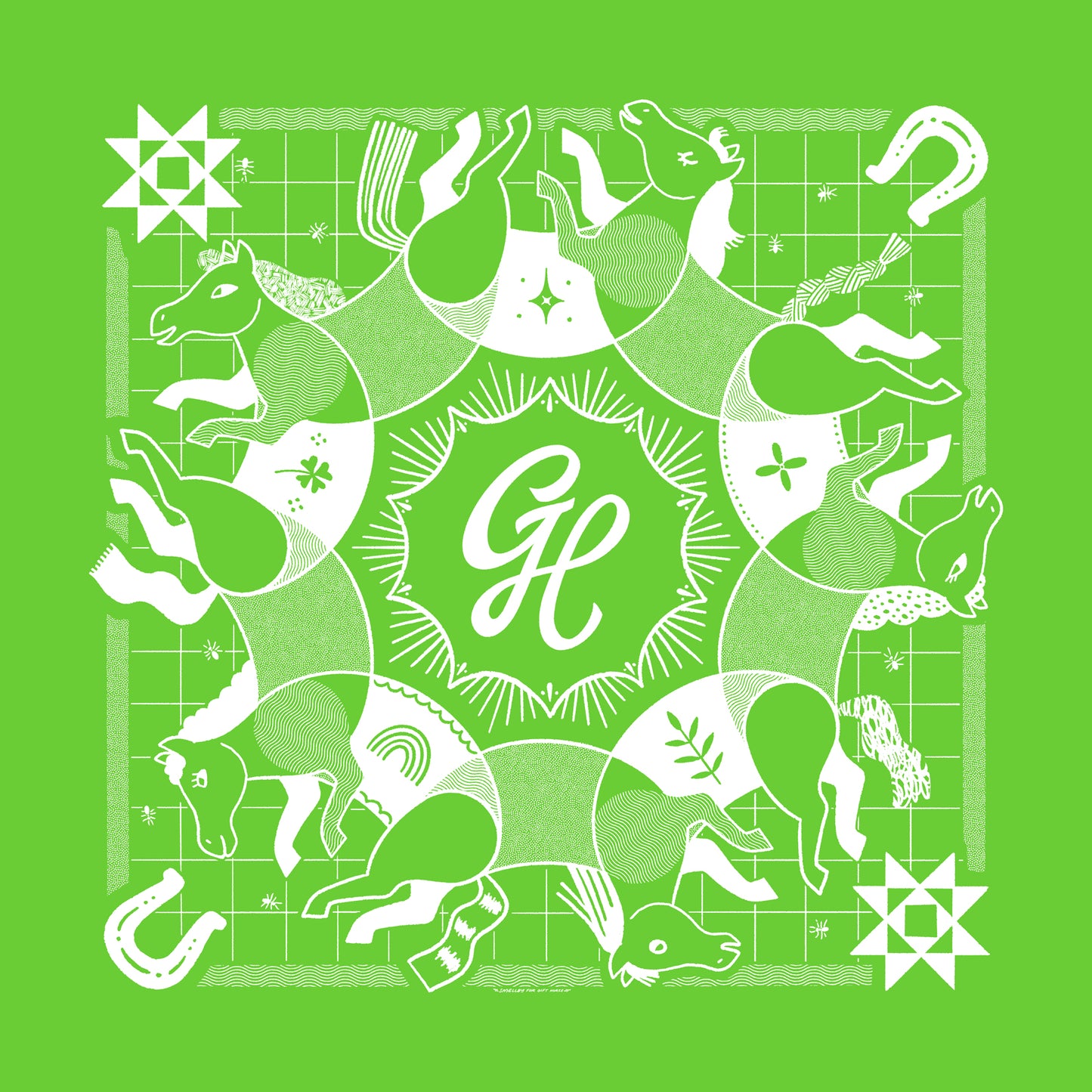 Gift Horse 10th Birthday Bandana