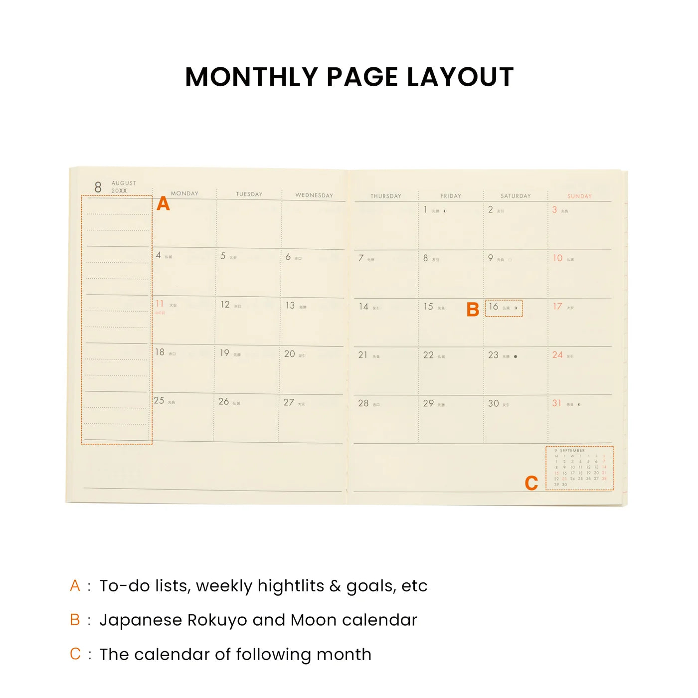 2027 Nahe Monthly Diary Square