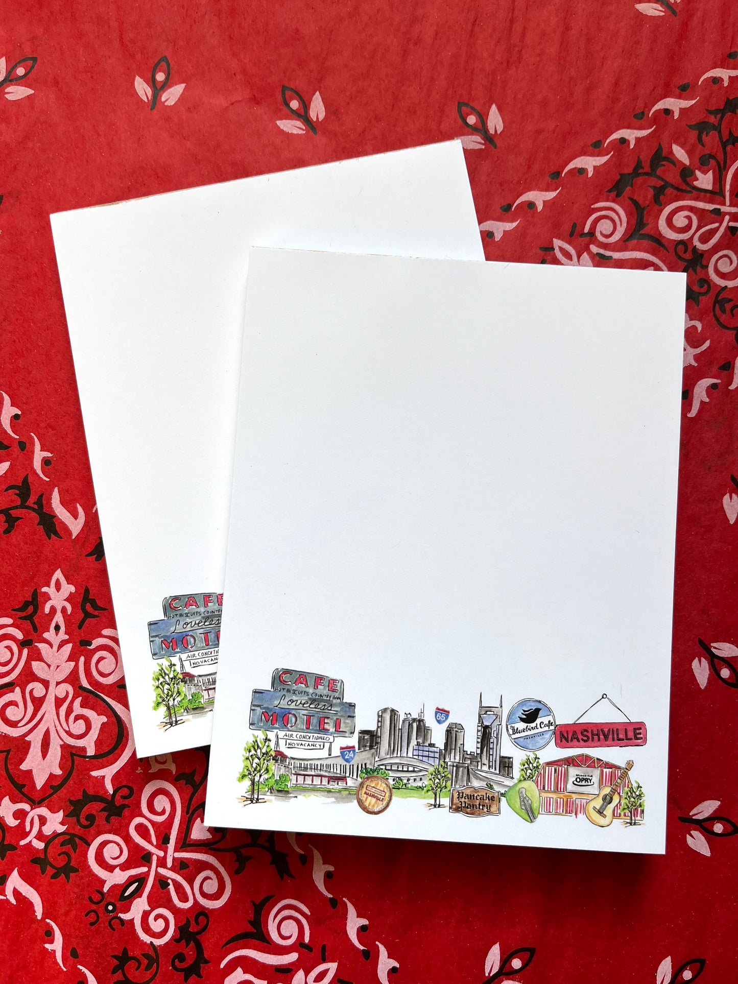 Nashville Skyline Notepad