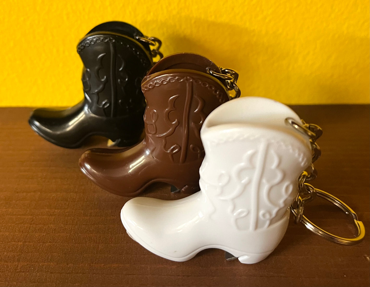Cowboy Boot Bottle Opener Keychain