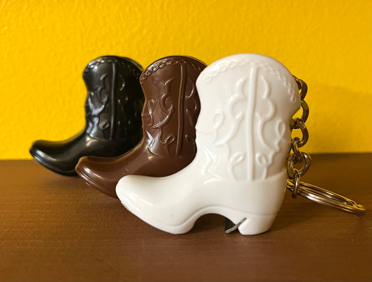 Cowboy Boot Bottle Opener Keychain
