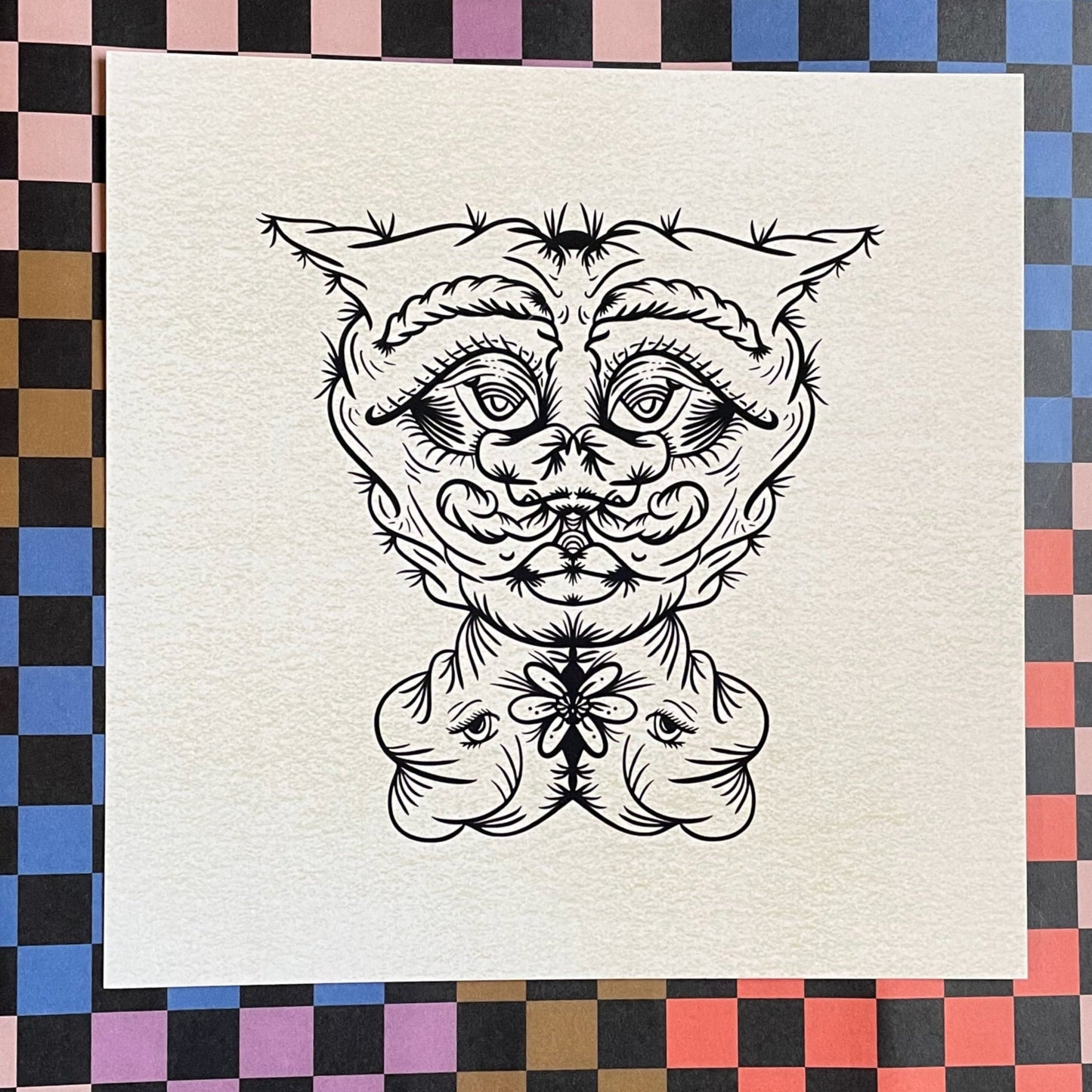 Mz Diva Kitty Girl print