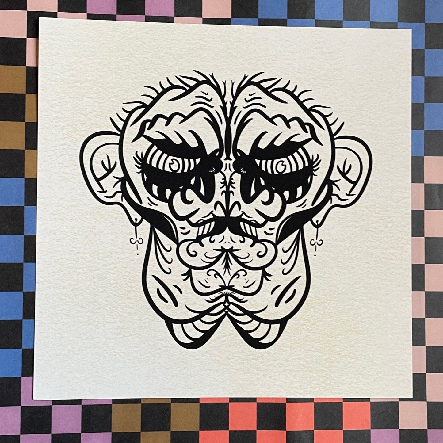 Self Portrait (Evil) print