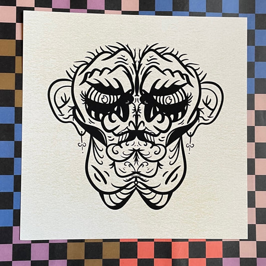 Self Portrait (Evil) print