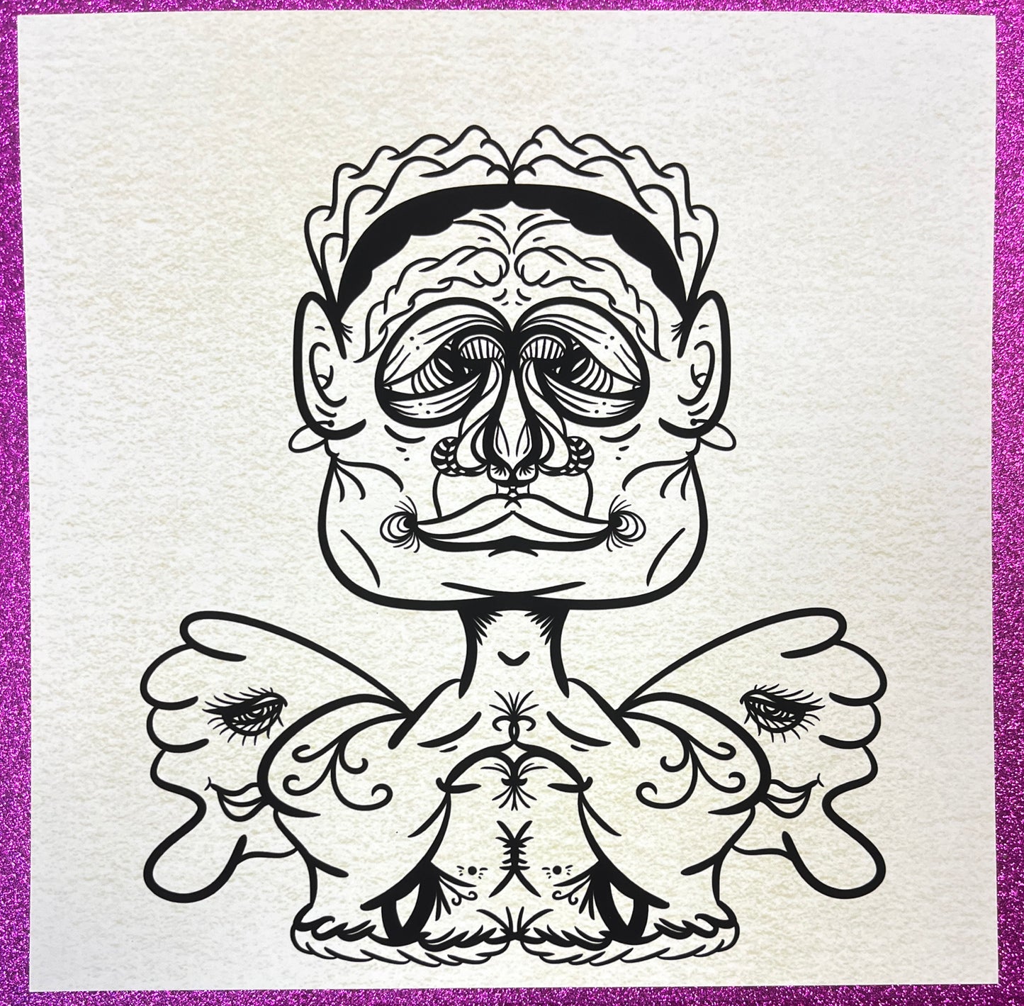 Crosseyed Princess print