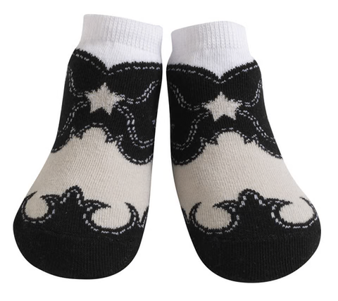 Kids Cowboy Boot Socks: 0-12 Months