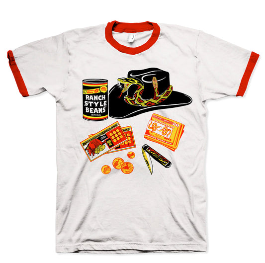 Night Beans Ringer T-shirt