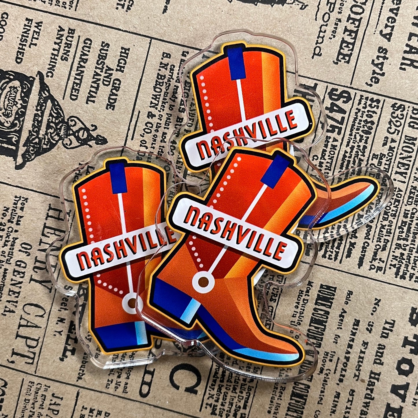 Nashville Boot Magnet