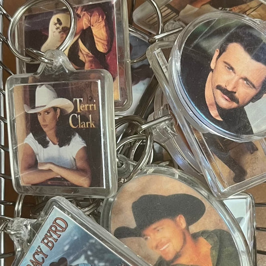 90s Country Singer Keychain