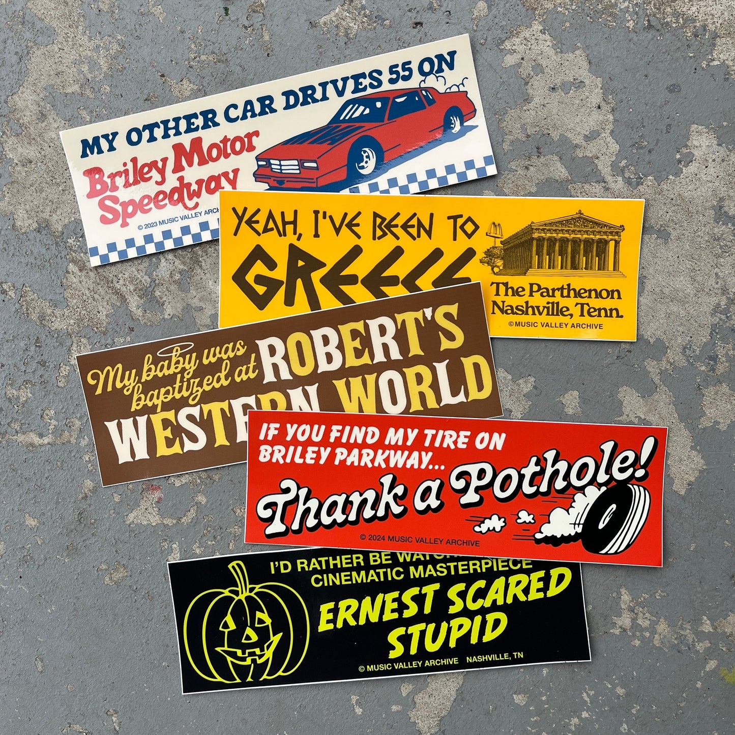 Yeah I've Been to Greece Bumper Sticker