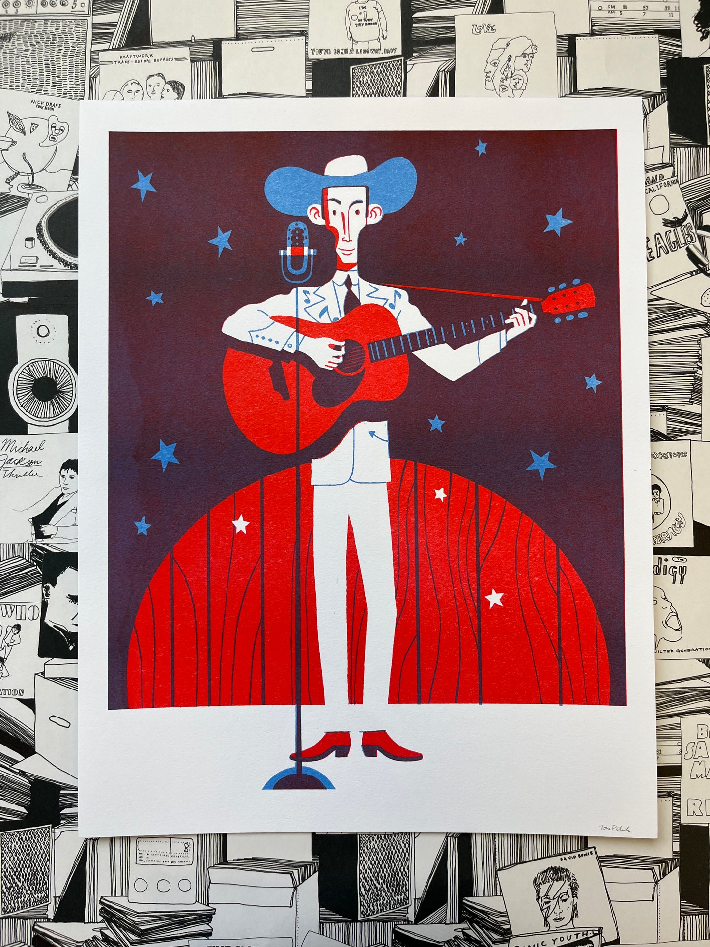 Hank Williams 8.5x11"