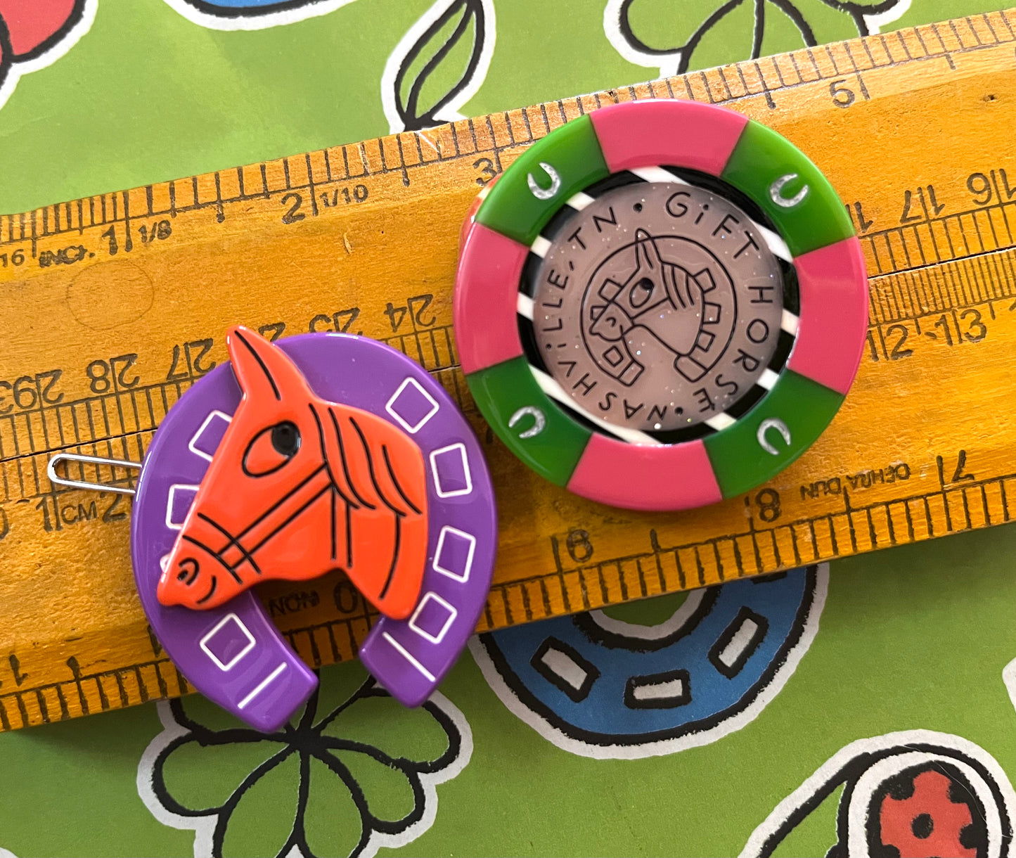 PREORDER: Gentle Thrills x Gift Horse Lucky Horseshoe Hair Clip