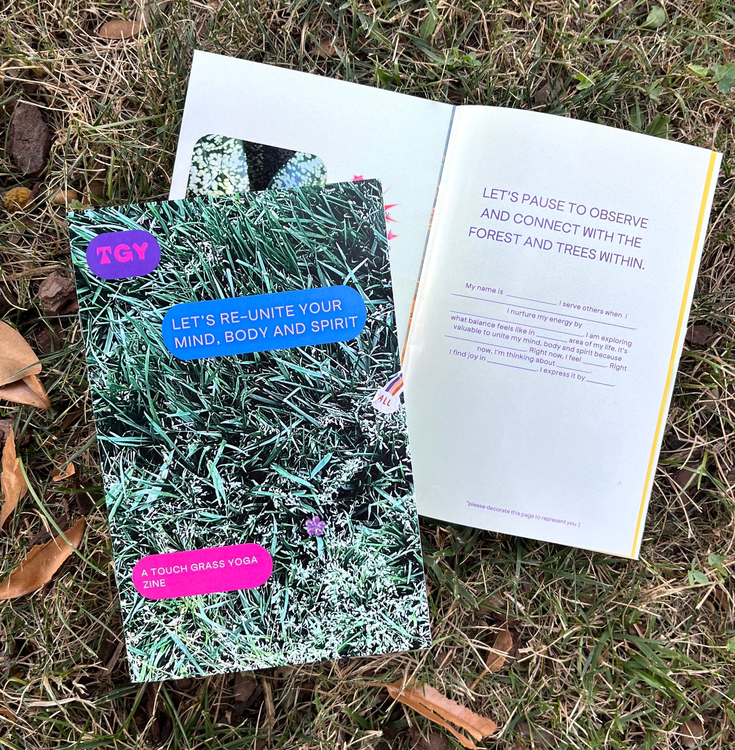 Let's Re-unite Your Mind, Body & Spirit zine