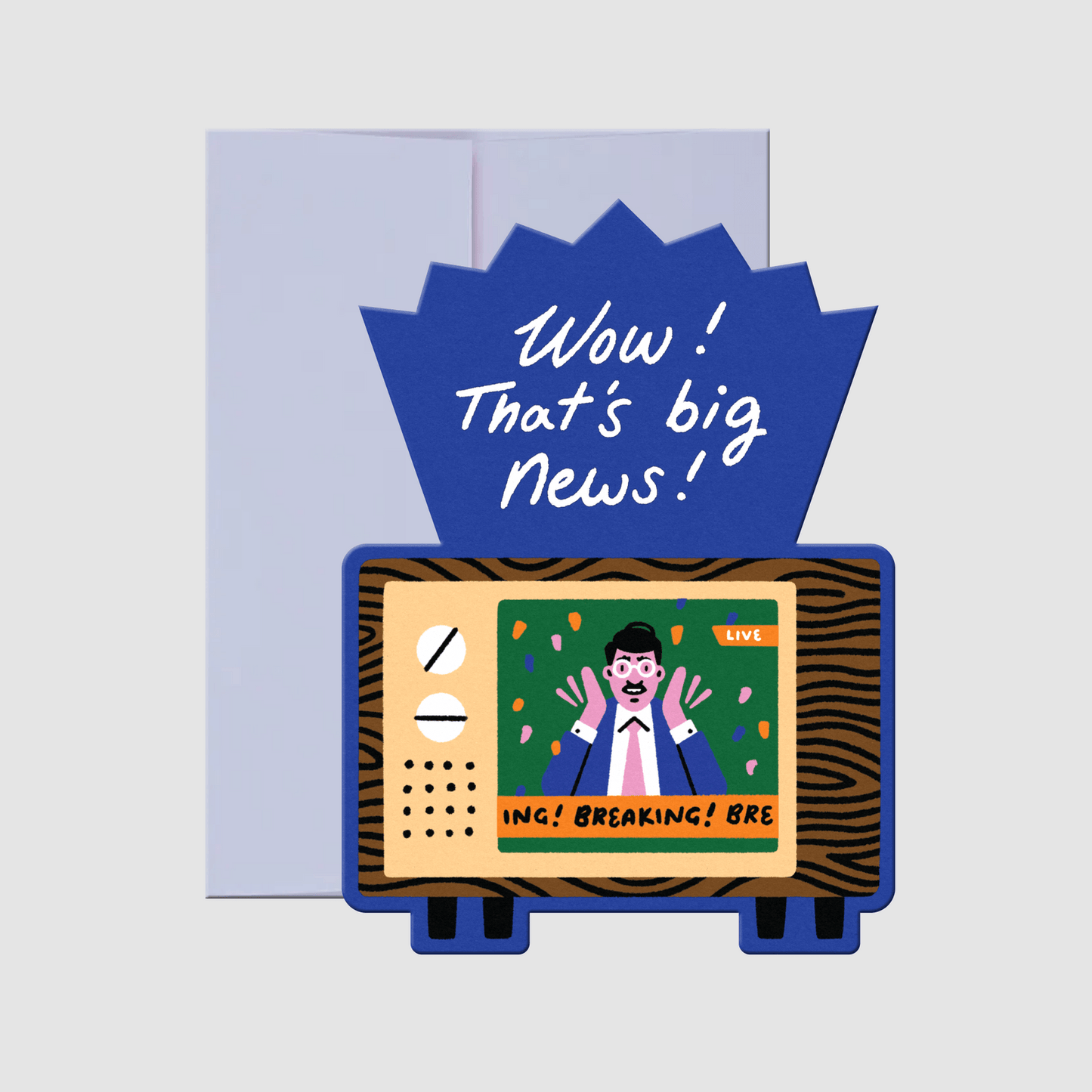 Big News Flat Card