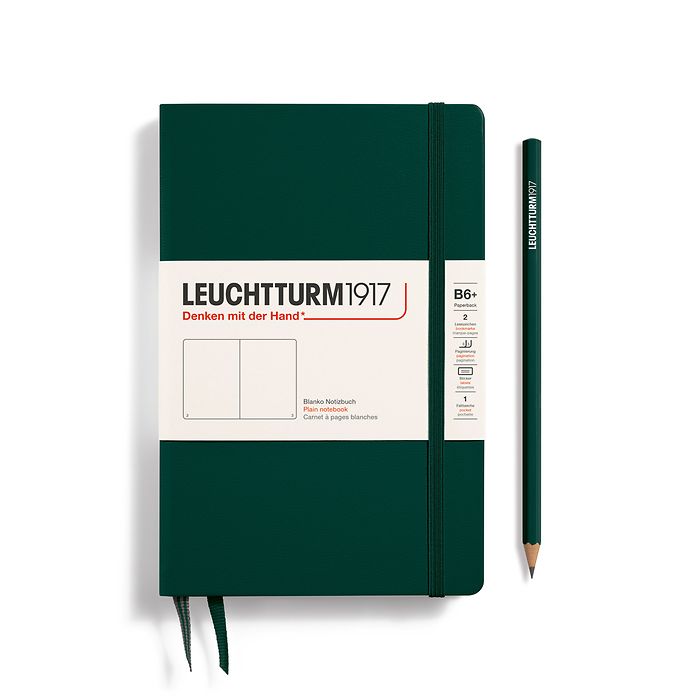 Leuchtturm B6+ Hardcover Notebook: Plain
