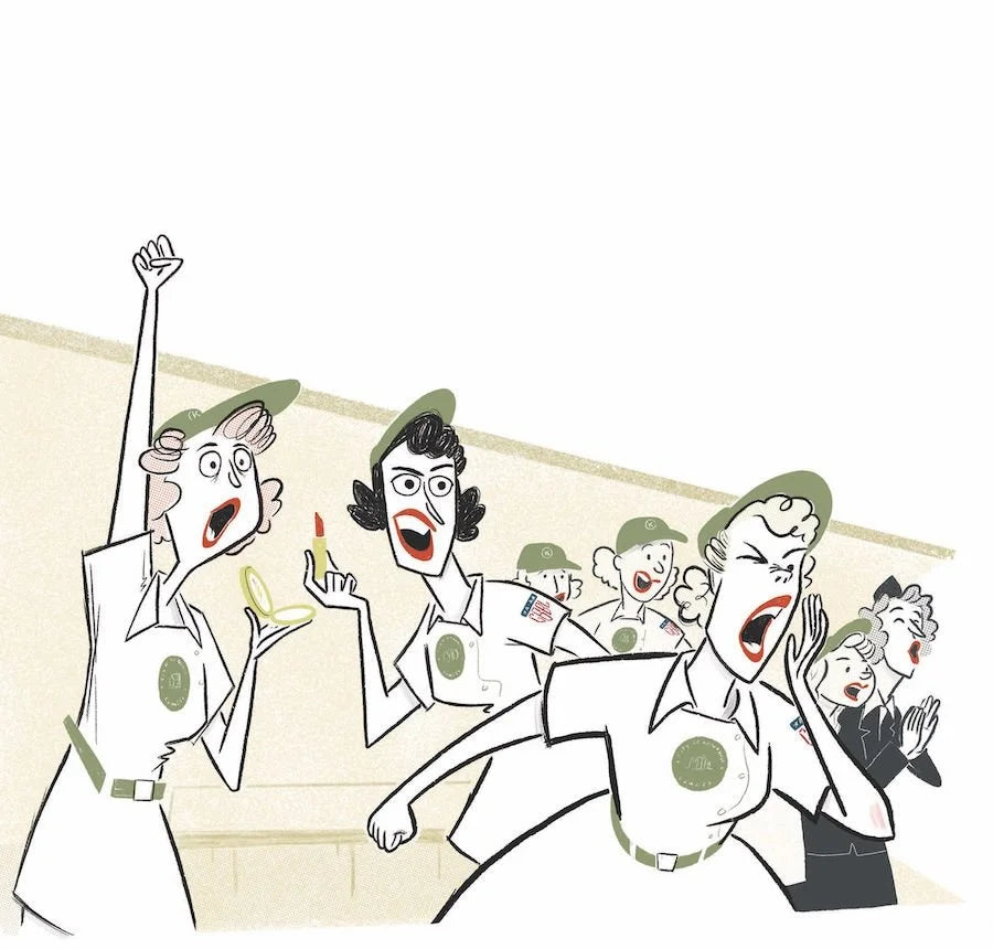 Lipstick in the Dugout print