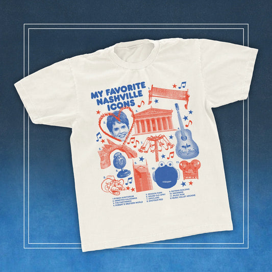 My Favorite Nashville Icons T-shirt