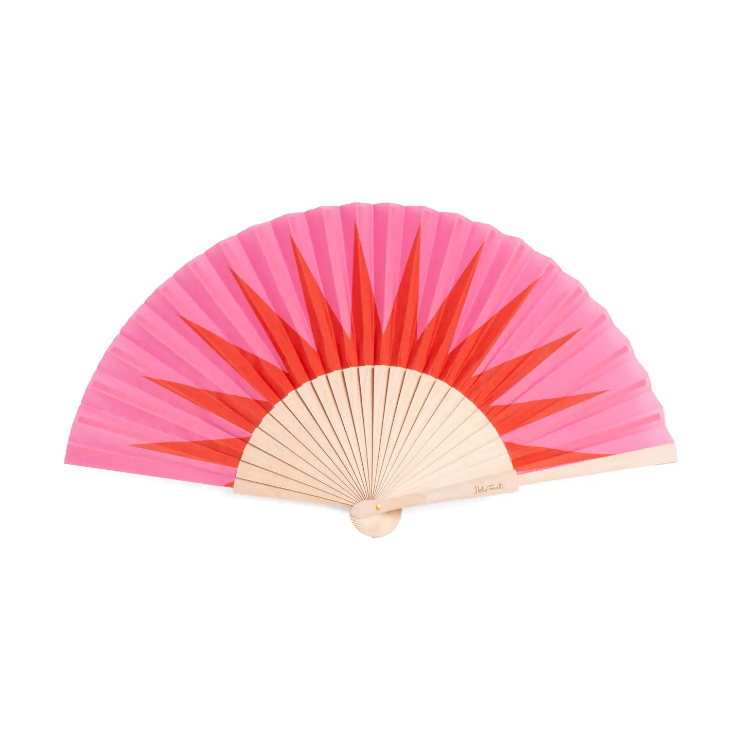 Geometric Pink Fan
