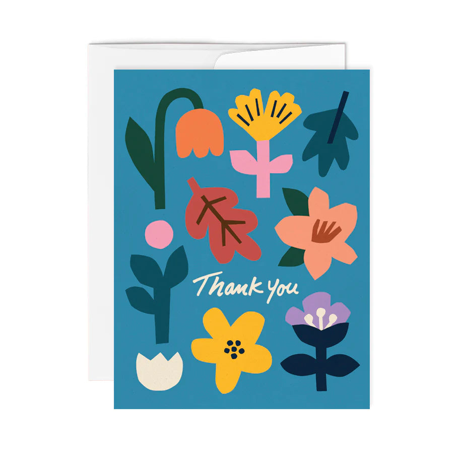 Thank You - Blue Flower