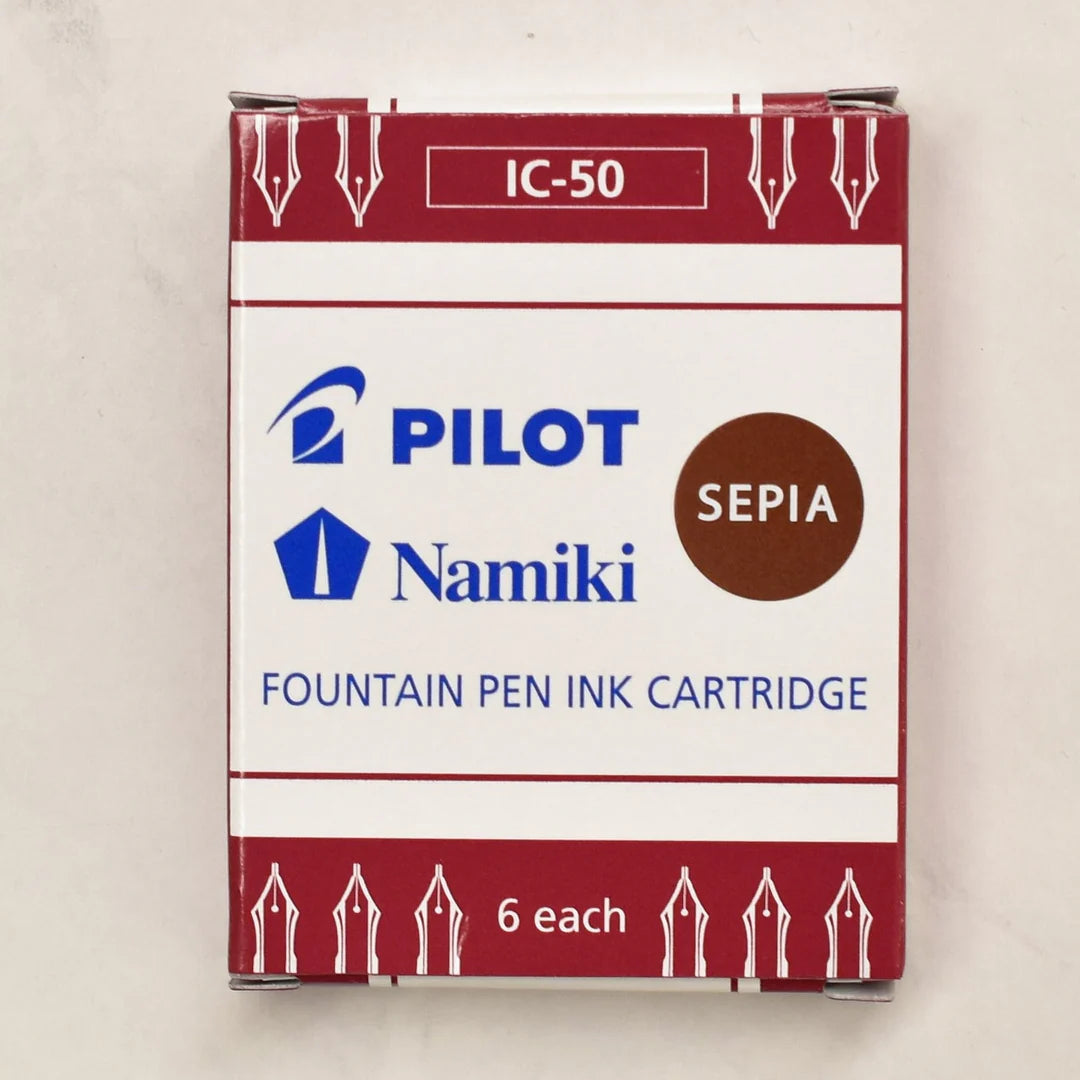 Pilot Namiki Fountain Pen Refill Ink Cartridges (6)
