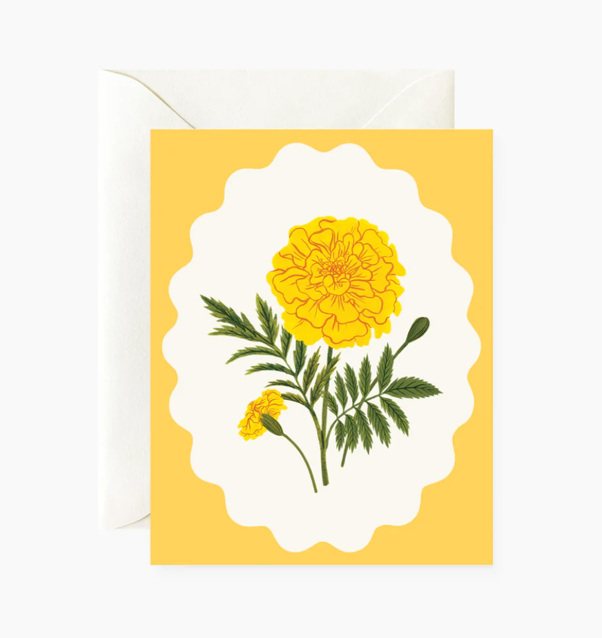 Marigold card