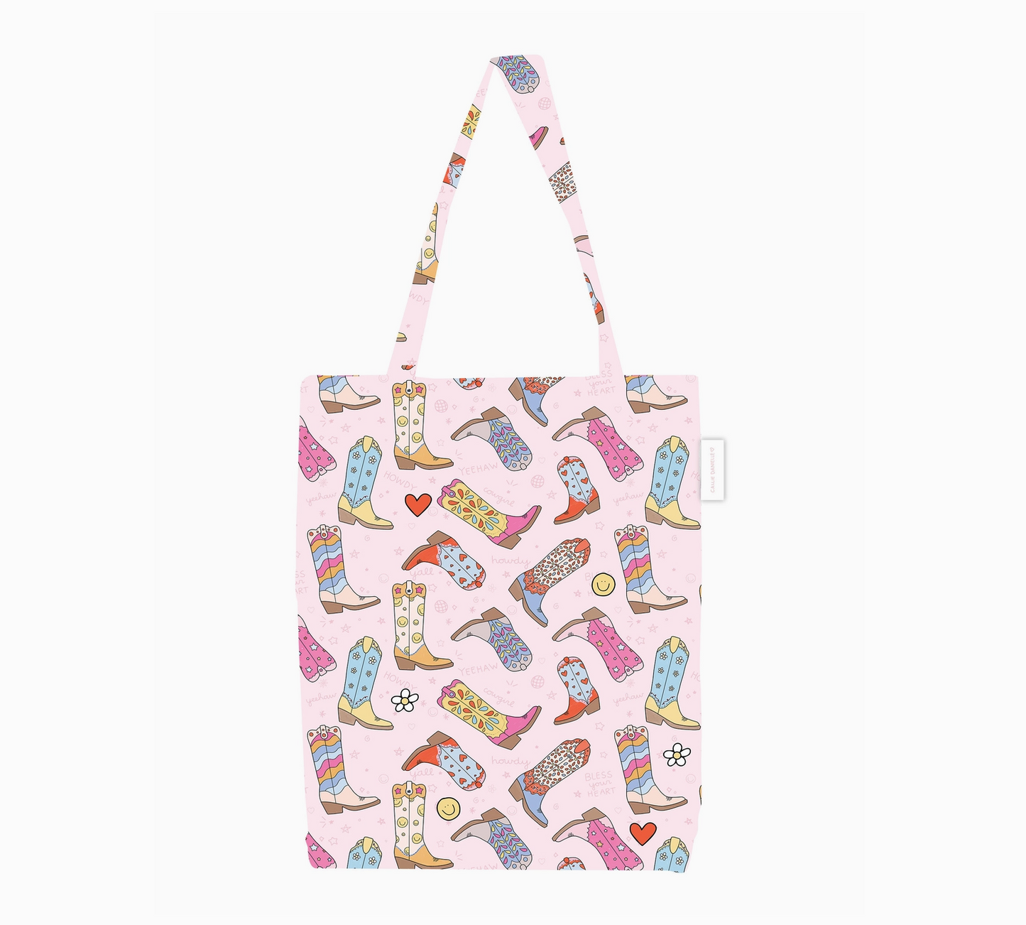 Western Cowgirl Boots Tote Bag