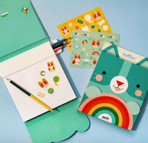 Carry-Along Kitten Sketch Kit