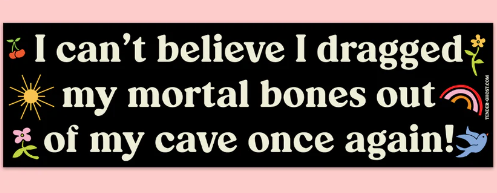 Mortal Bones Bumper Magnet