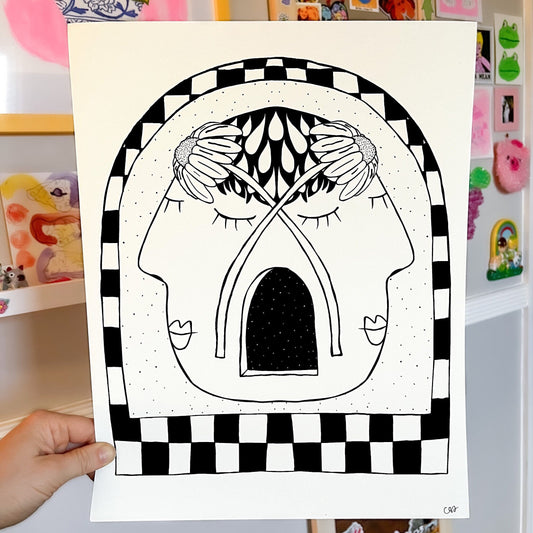 Sleeping Twins print