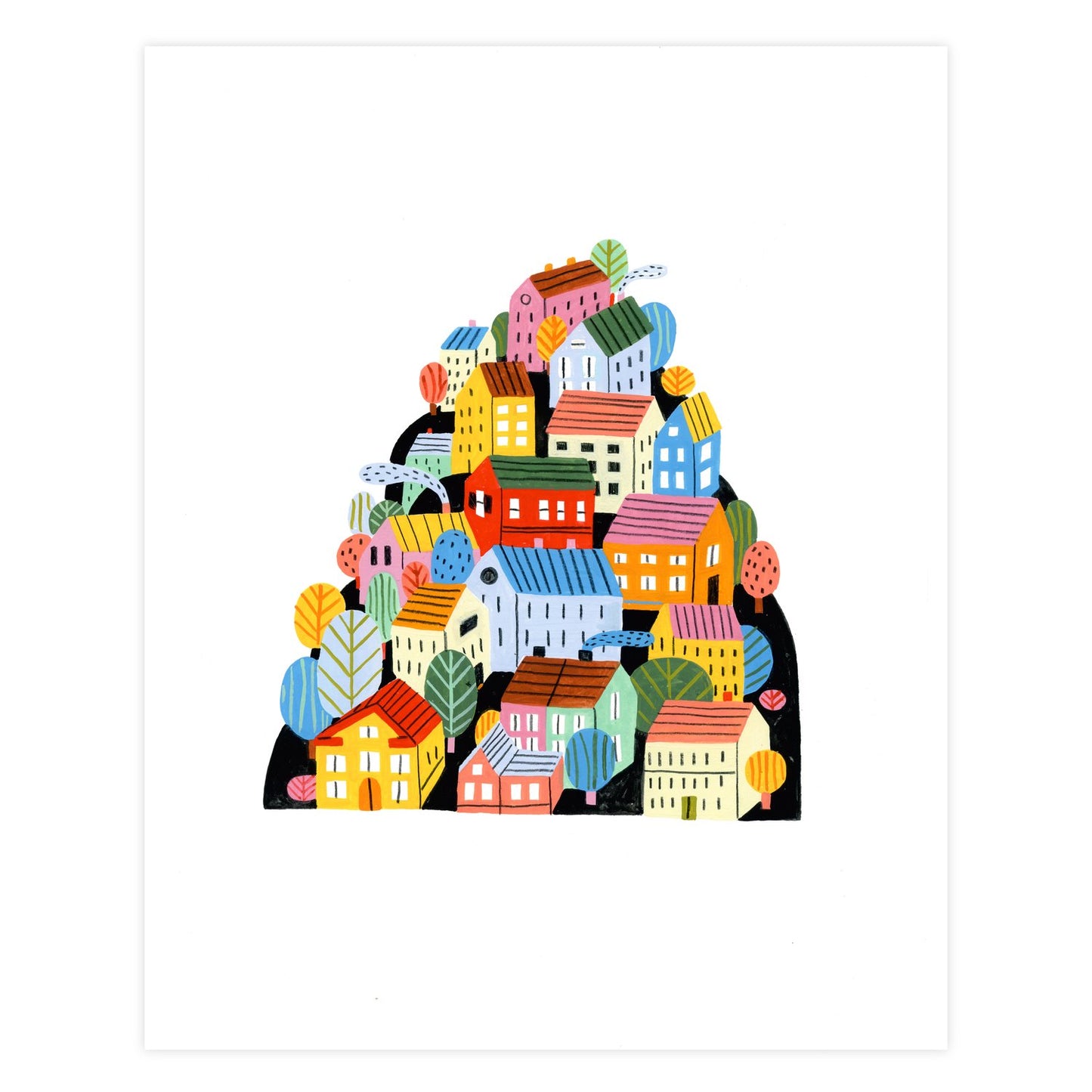 Town 8x10"