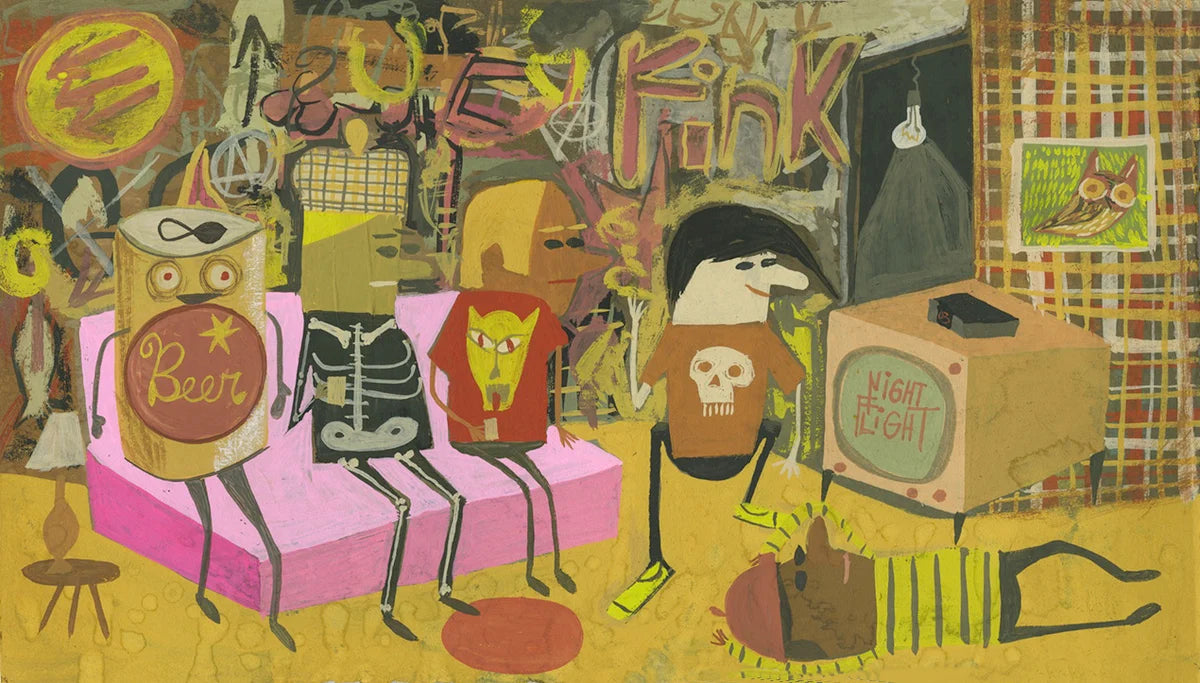 TV Party 1987 print