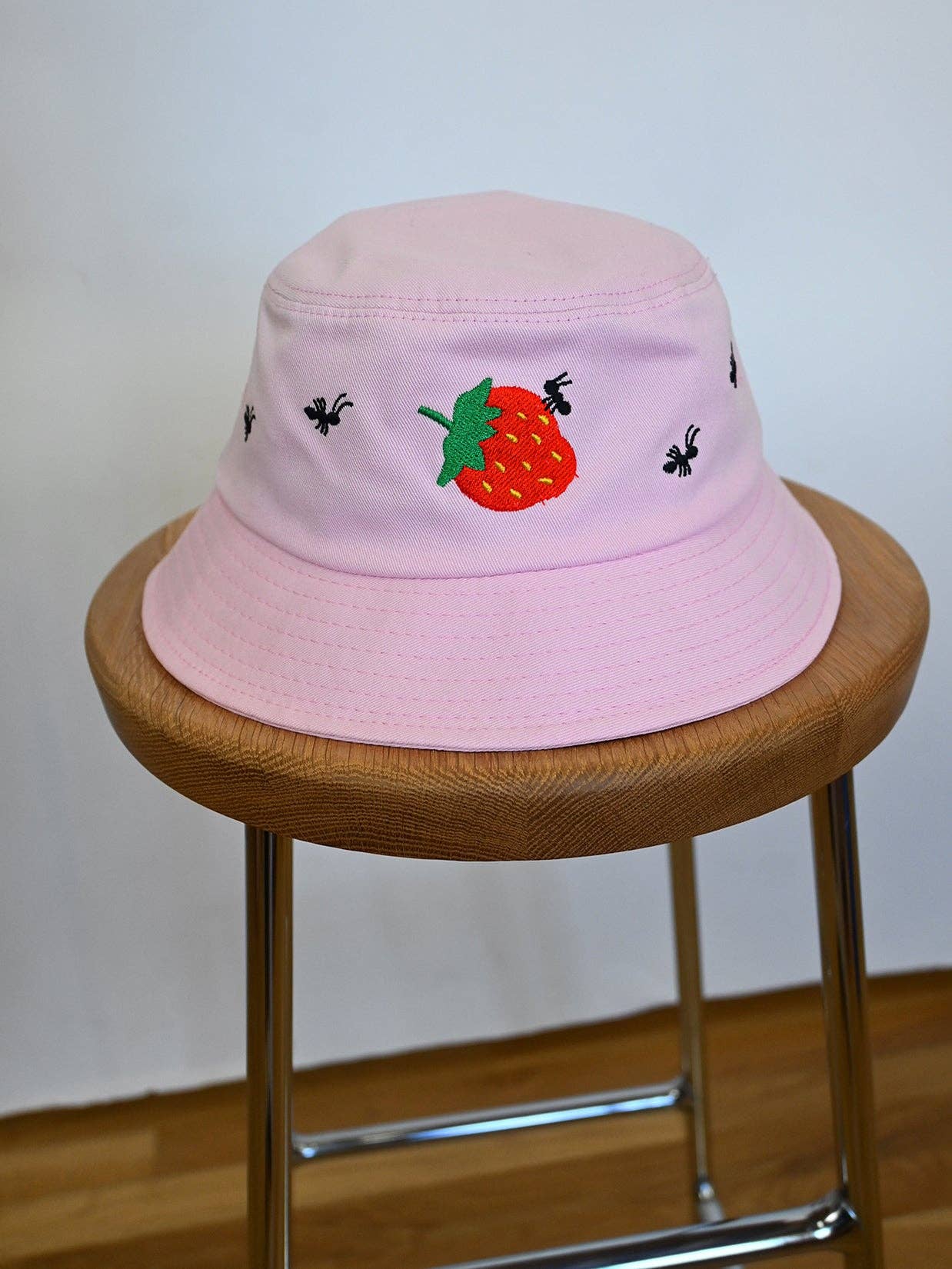 Strawberry & Ants Bucket Hat
