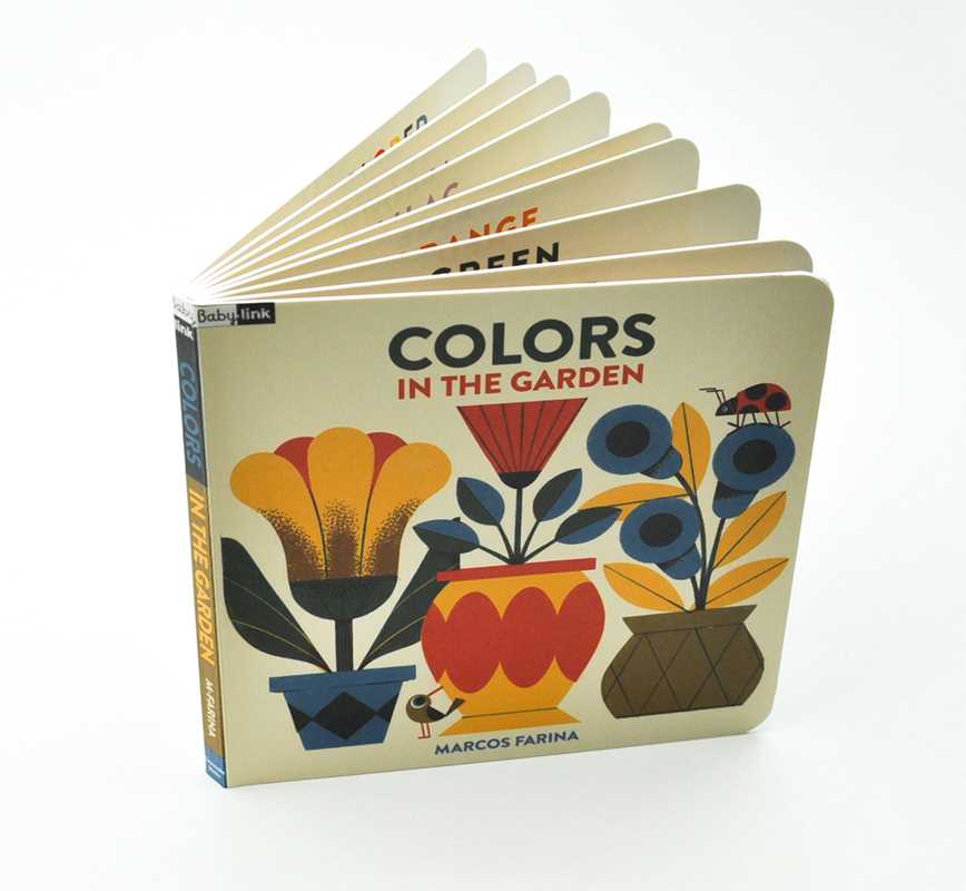 Colors in the Garden board book