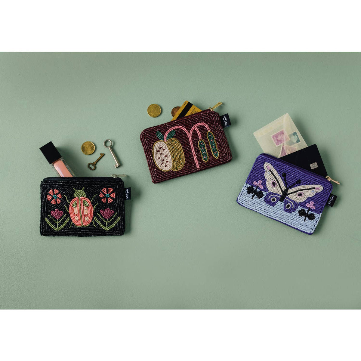 Aurora Beaded Pouch