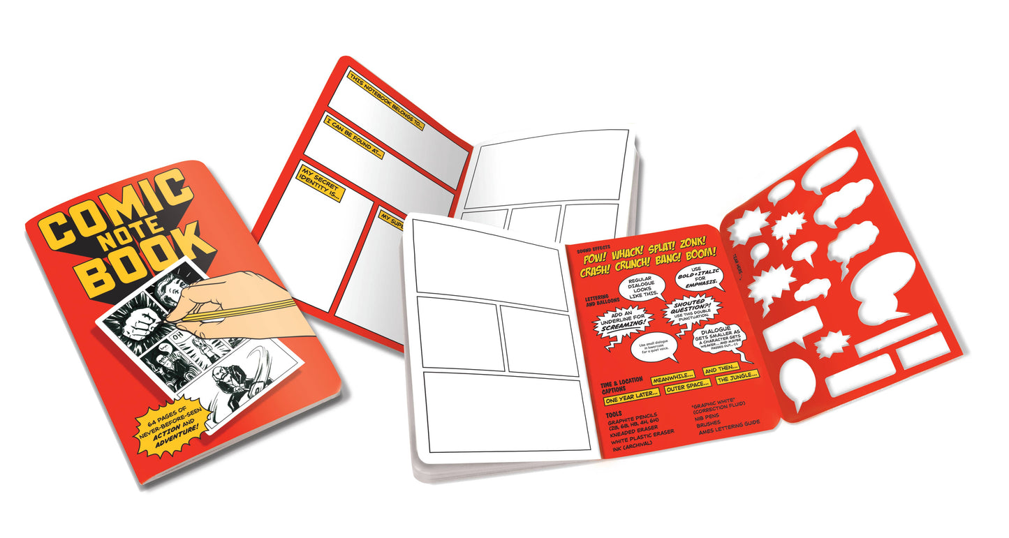 Comic Book Notebook, Pocket Size