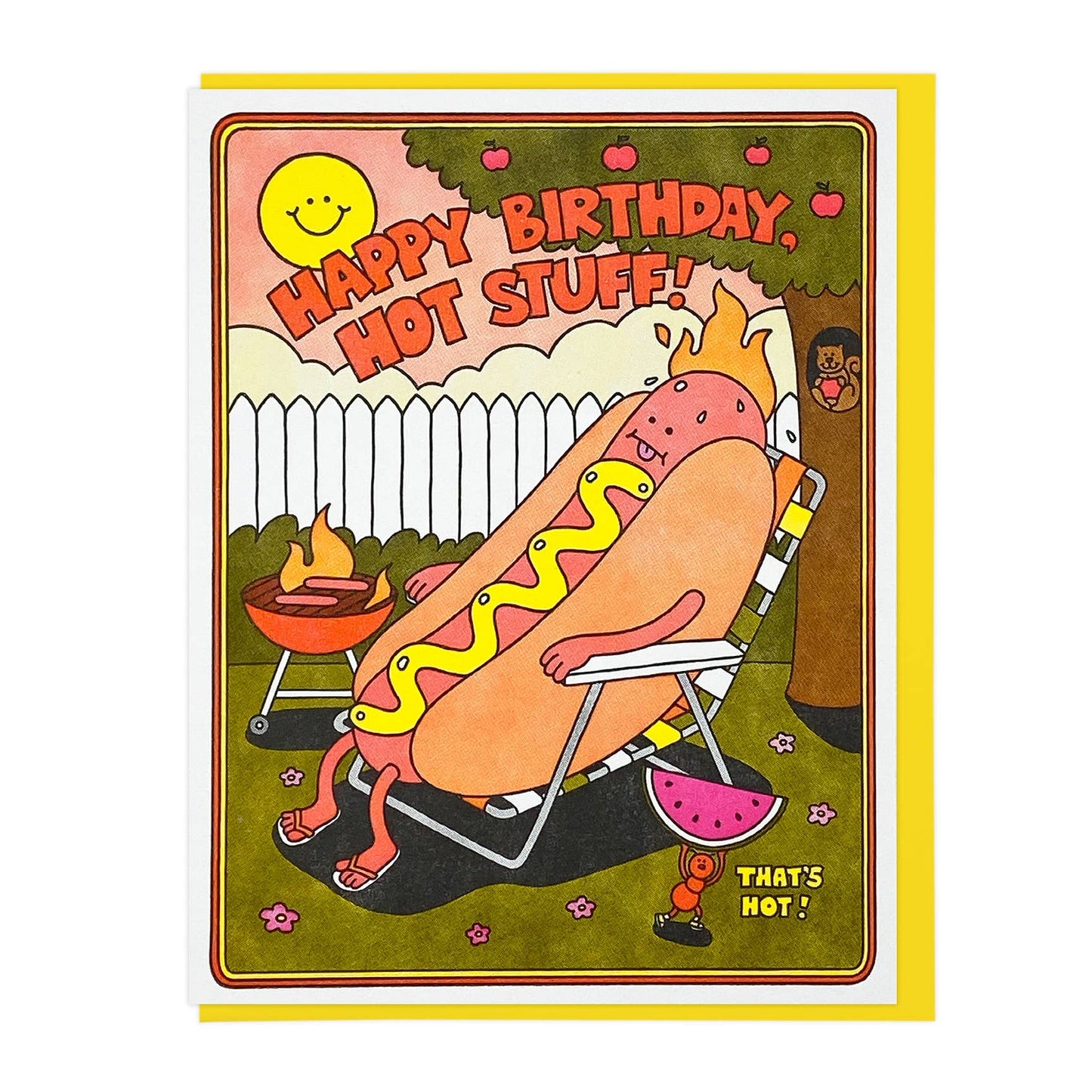 Hot Stuff Birthday card