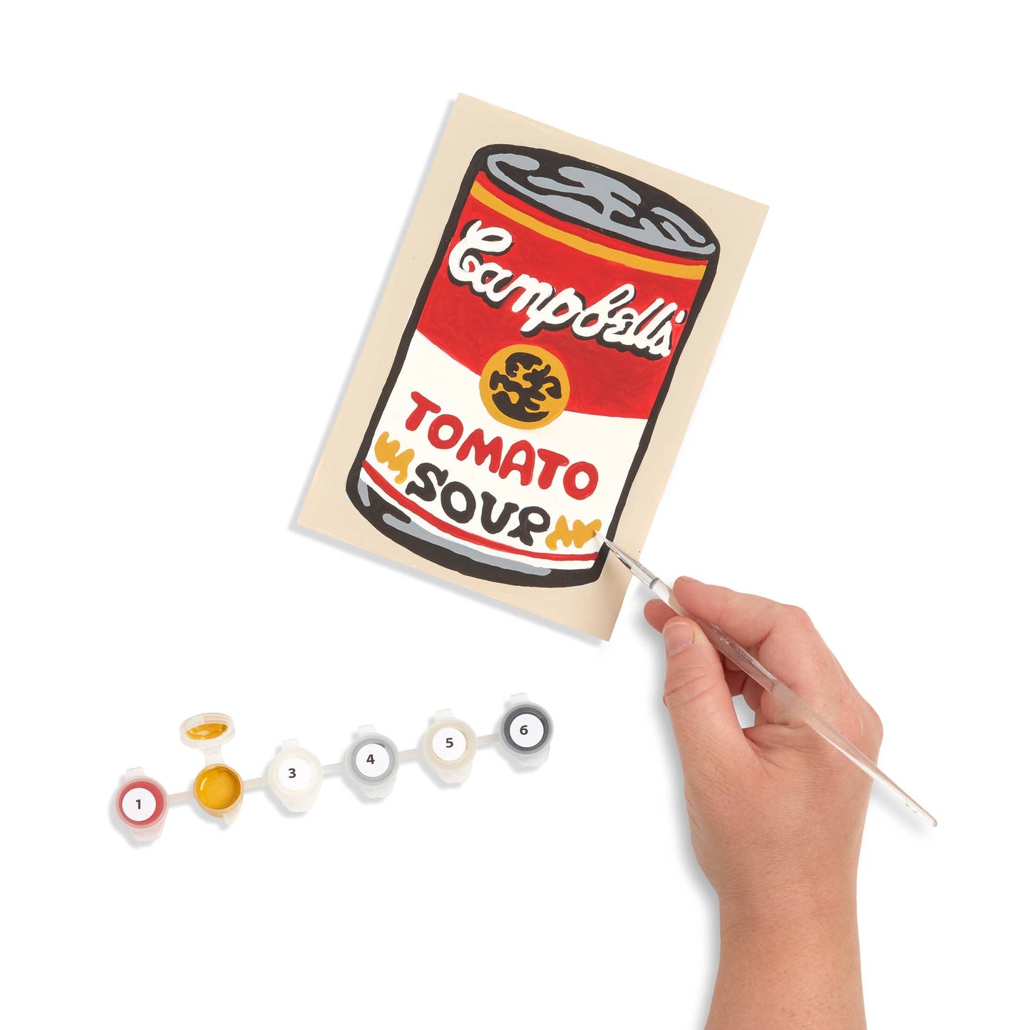 Tomato Soup Can Paint by Number Kit